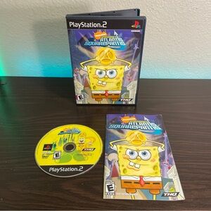 SpongeBob's Atlantis SquarePantis PS2 (Sony PlayStation 2, 2007) CIB